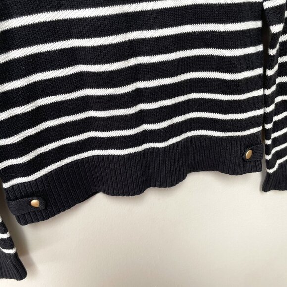 Gap Striped Brass Button Sweater - Picture 4 of 6